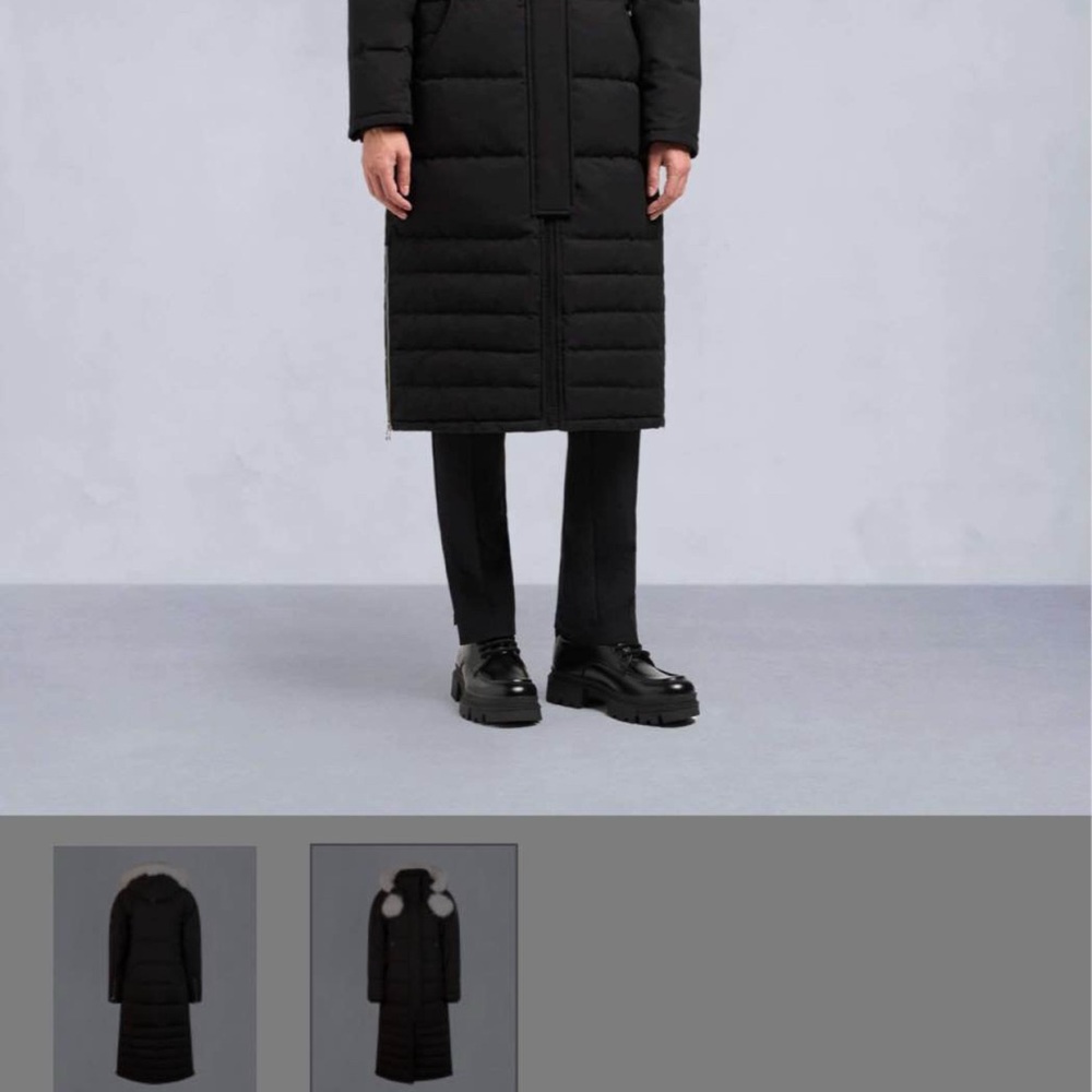 Moose Knuckles Black Puffer Jacket